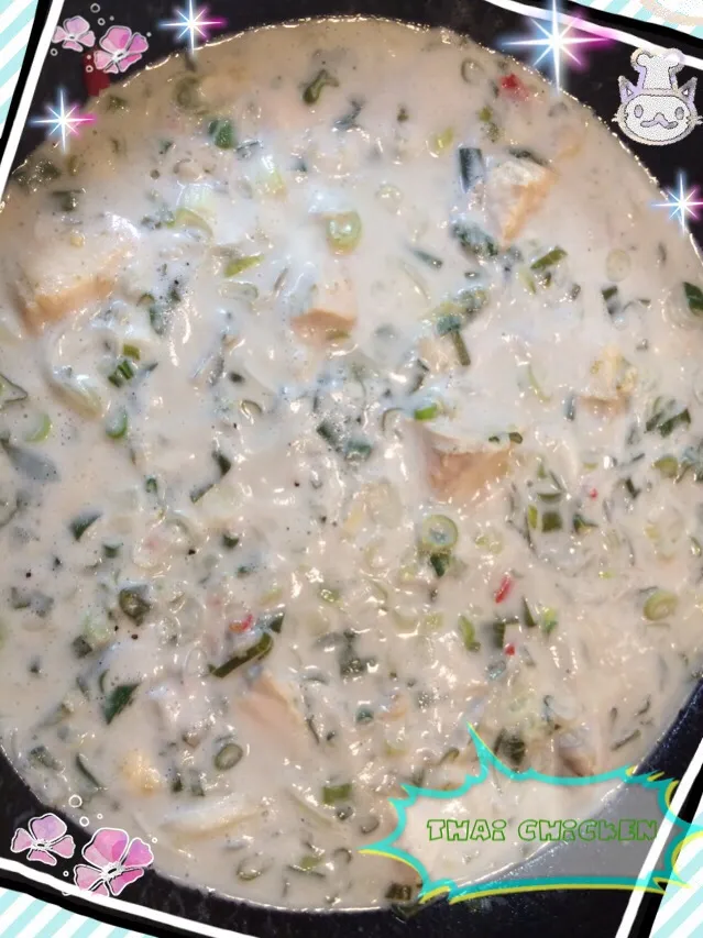 Thai chicken coconut cream soup   タイ風チキンクリーム煮|cocoaさん