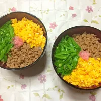 三色丼|まり公さん