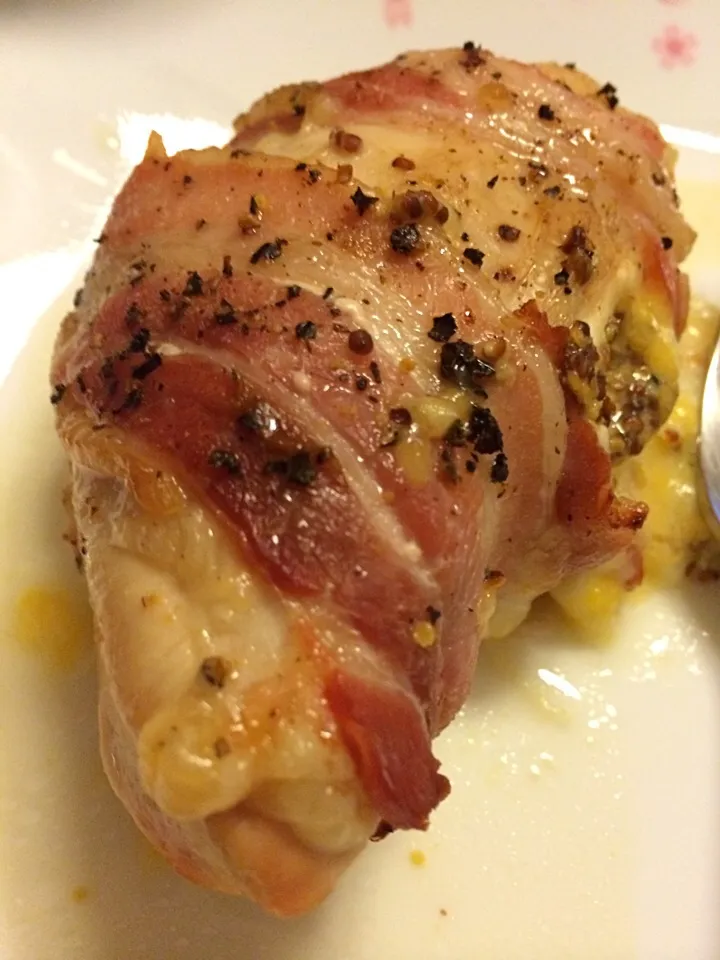 Mustard stuffed chicken breast|Ong Sor Fernさん