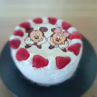 Mickey♡Minnie　ケーキ|みーちゃんさん