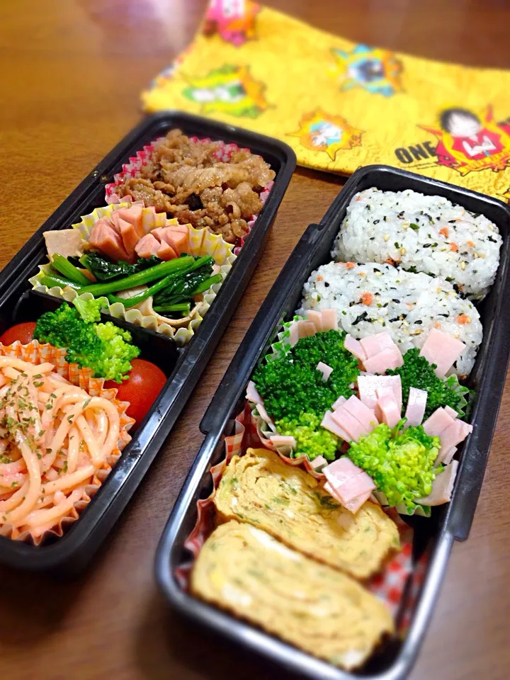 息子の遠足弁当。6年生にもなると量。取り敢えず量w|あーさんさん