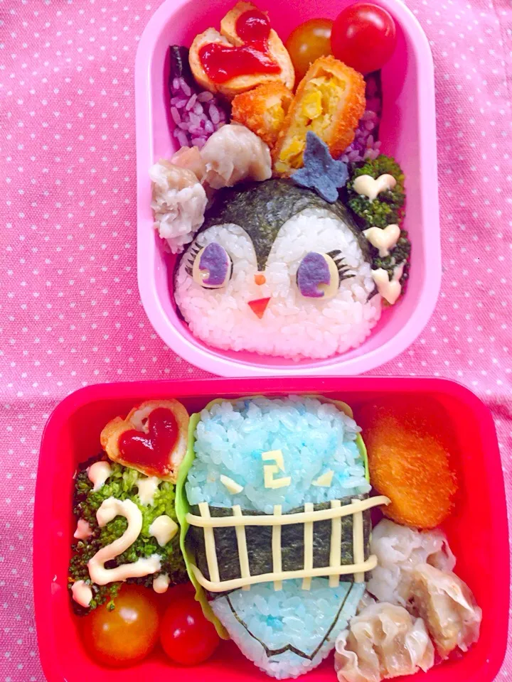 Snapdishの料理写真:Lunch box☆Ressha Sentai ToQger/Tokatti🚂ﾄｶｯﾁ/ ﾄｯｷｭｳ2号&Jewel Pet✨Apatite✨ﾌﾞﾙｰｱﾊﾟﾀｲﾄ ･ﾙｰｱ|🌈Ami🍻さん