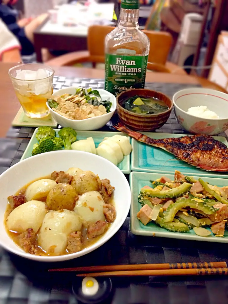 🍚肉かぶ煮🐟赤魚粕漬け🍻|マニラ男さん