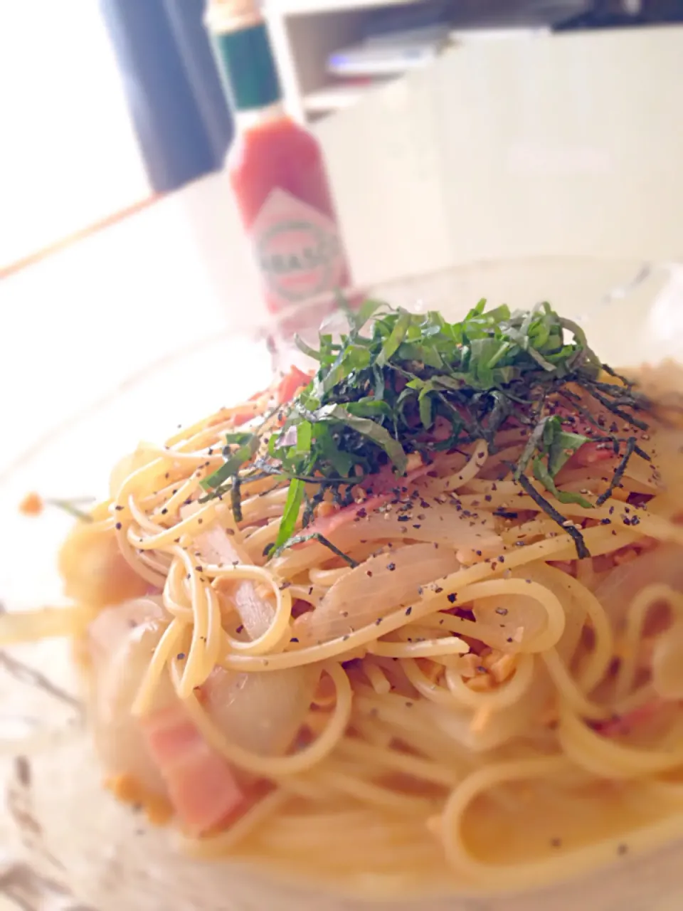 納豆パスタ 青じそのせ|arisa.hさん