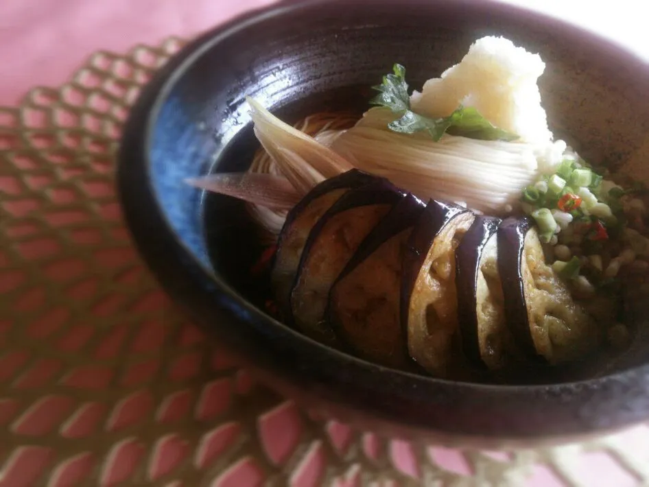 茄子の揚げ浸しソーメン|annaさん