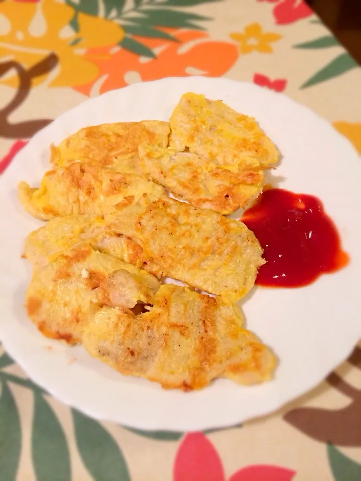 Snapdishの料理写真:鶏胸肉のピカタ|Ayako Hashimotoさん