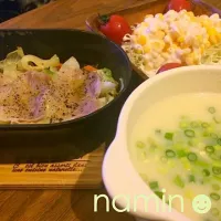 ビシソワーズと蒸し豚野菜|Nanakoさん