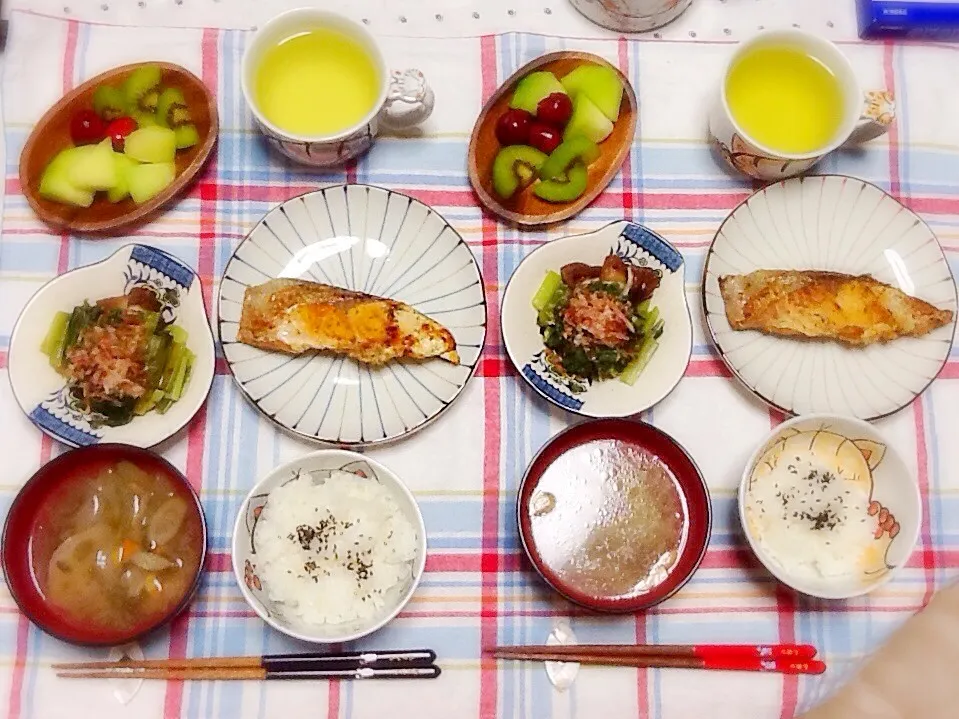 Snapdishの料理写真:♡꒰*･ω･人･ω･*꒱♡晩ご飯|さとう かおりさん