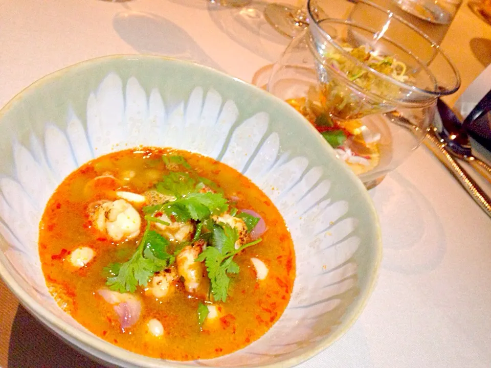 Hot and Sour Soup with River Prawn|Obeoom Jumsai Na Ayudhyaさん