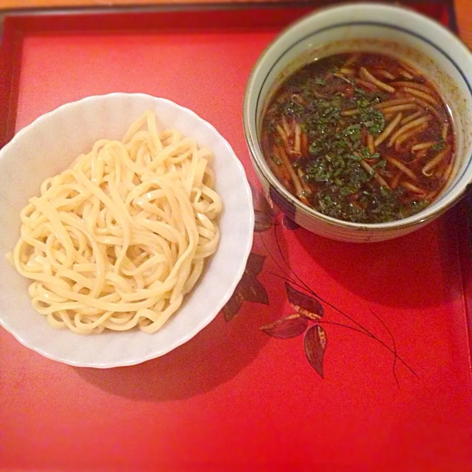 うどん乾麺で、なんちゃってつけ麺|黒澤 真生さん