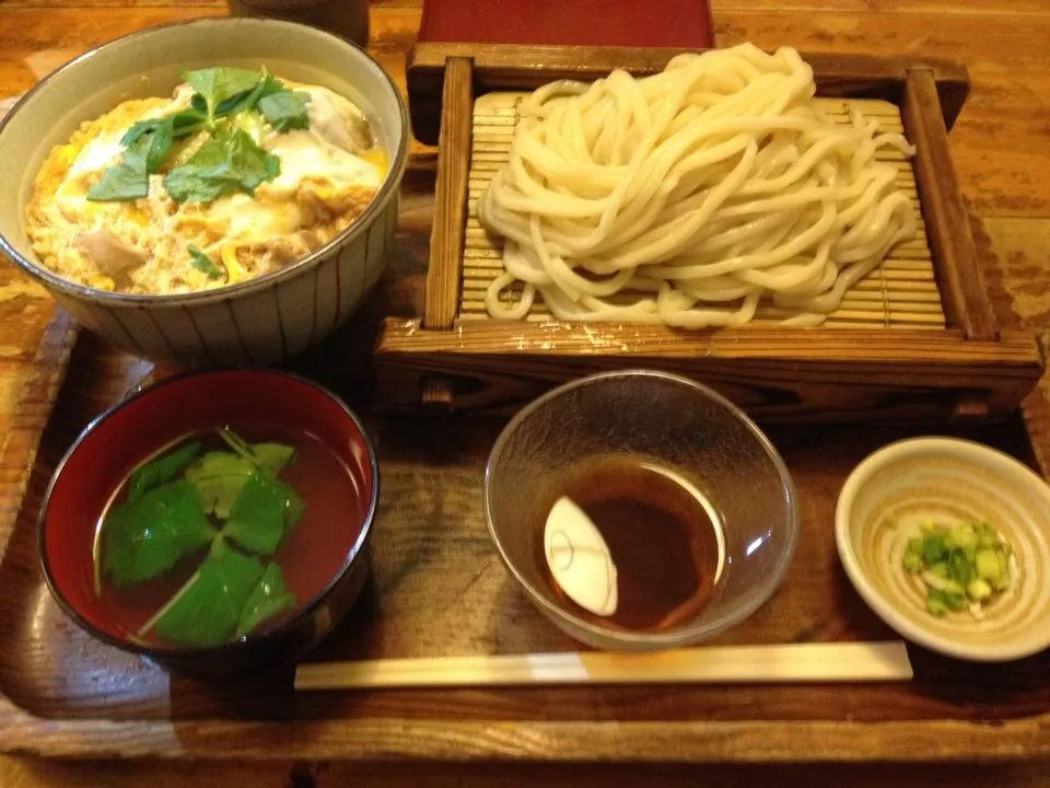 親子丼とザルうどん|おっちさん