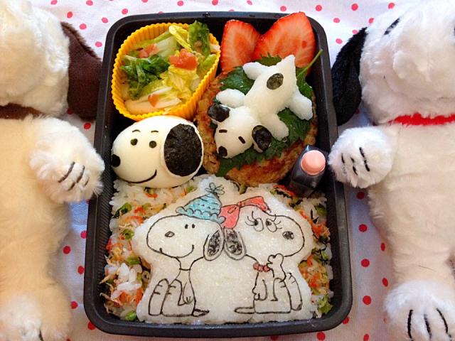 みんな大好き スヌーピーを使ったキャラ弁のレシピ25選 Snapdish スナップディッシュ