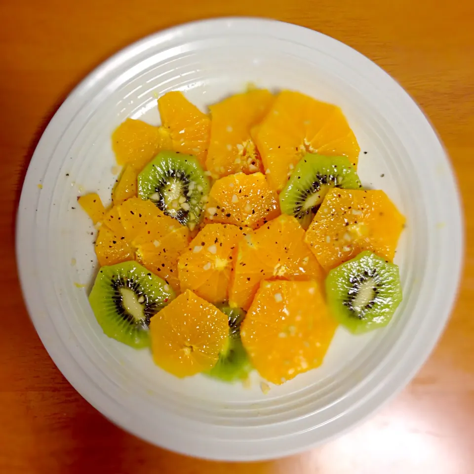 morning fruits salada🍊|kctreeさん