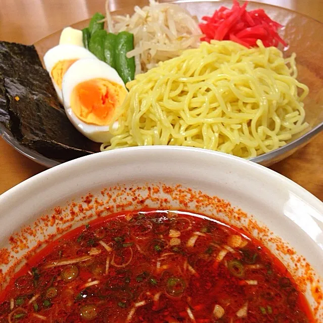 今日の昼ごはん💕冷やしつけ麺激辛バージョン❗️|あぃあぃさん