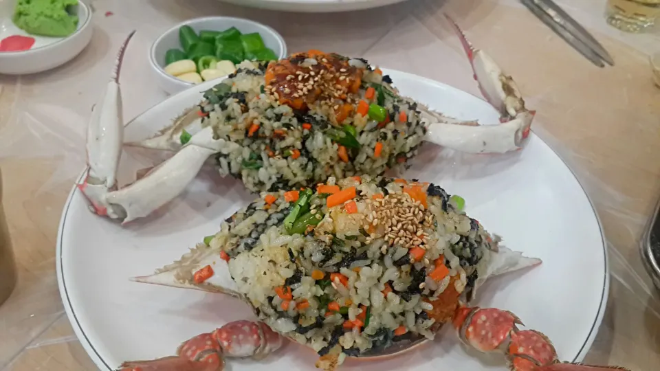 꽃게알밥 Rice with Blue Crab Roe|Dean Jungさん