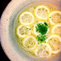 さっぱりレモンそうめん|くもんあきえさん