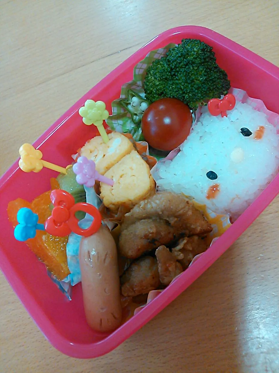 今日のお弁当さん☆キティーちゃん弁当=^_^=♪|Kayo Matsudaさん