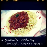 Snapdishの料理写真:キノコのミートスパゲティー|ayumi's cookingさん