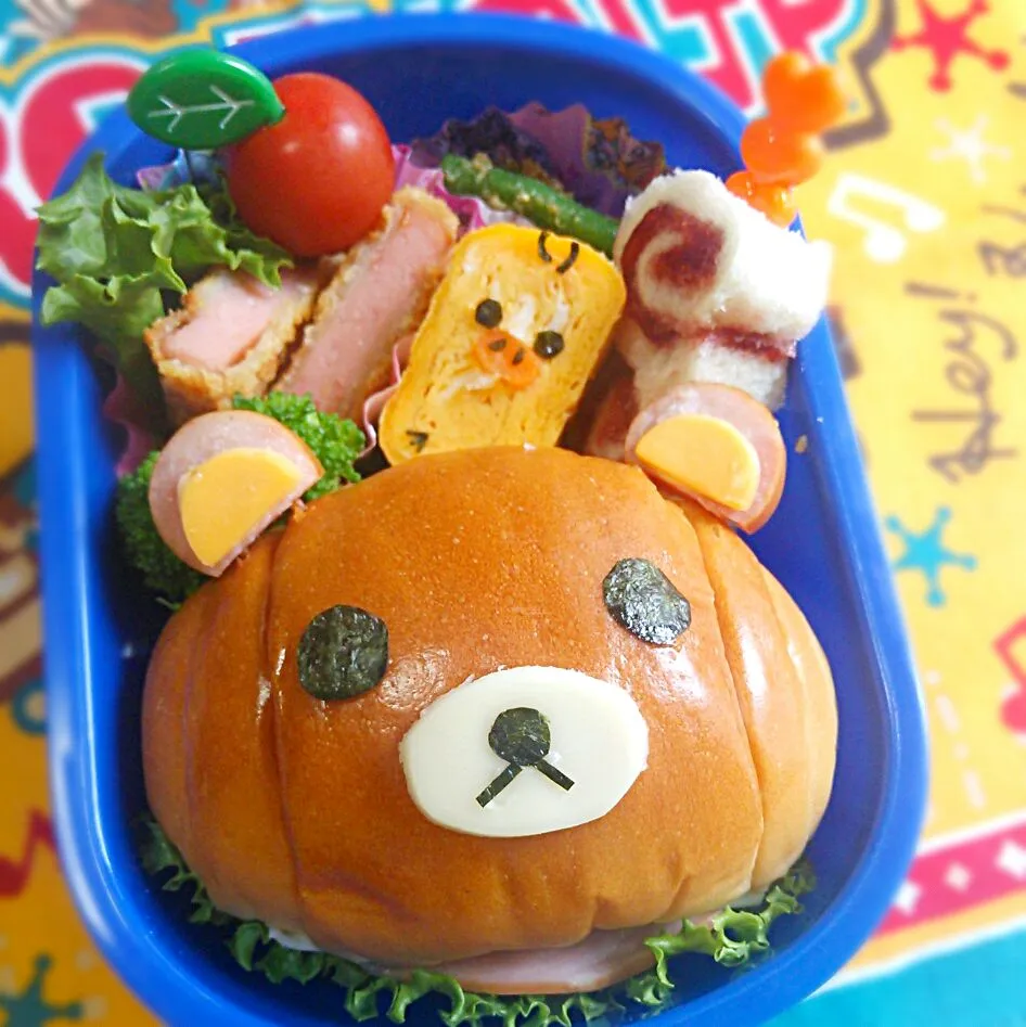 リラックマ☆サンドイッチ弁当☆|pinakoさん