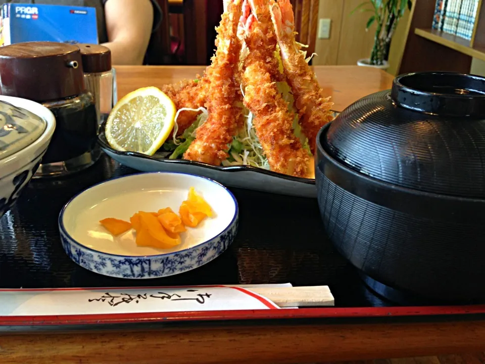 海老フライ定食（≧∇≦）|ミキさん