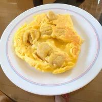 うずら玉子のホットケーキバナナのせた🐰|セツコさん