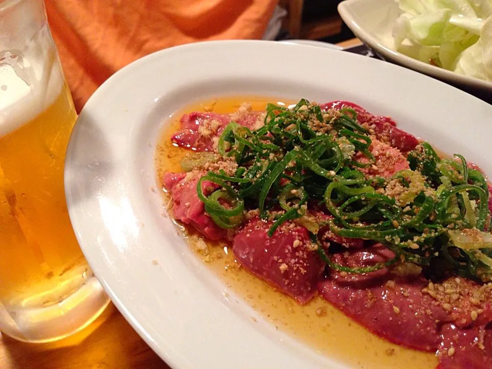 鶏の肝刺しでキュー🍻☺️👍|sasaちゃんこ😎さん