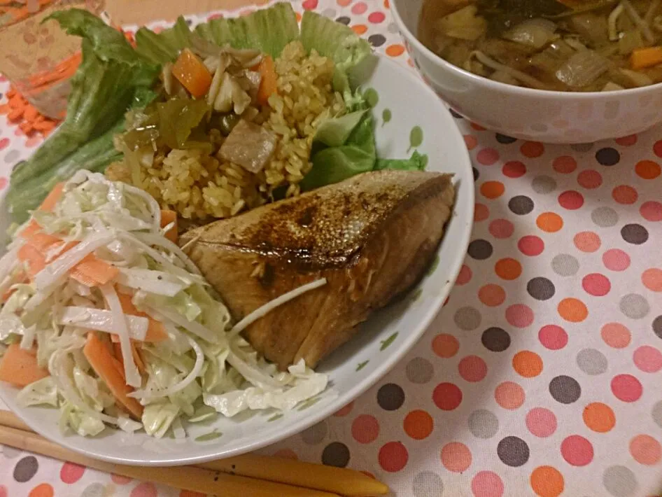 Snapdishの料理写真:お魚食べるぞ！！|や。き。さん