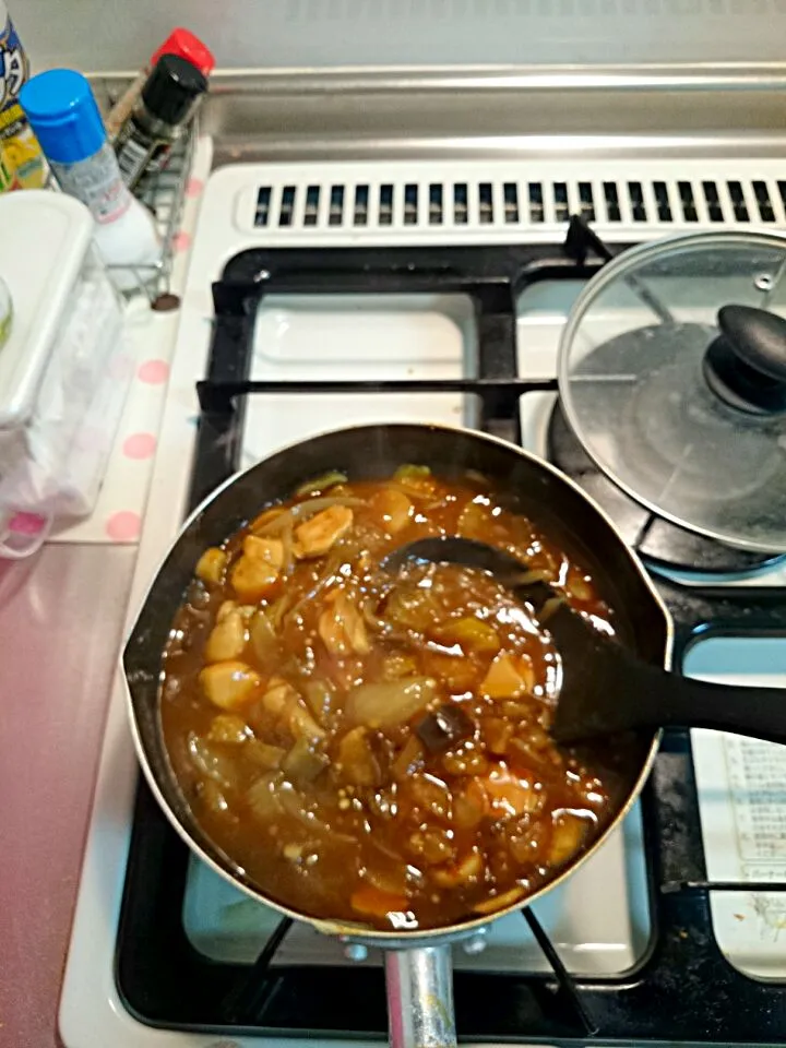 Snapdishの料理写真:明日の朝は〜♩朝カレー♡♡♡♡|まりかさん