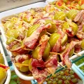 Ham with olive!!! Enjoy Spanish tapas!