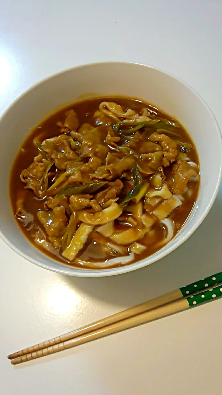 手打ちうどんでカレーうどん|かなさん