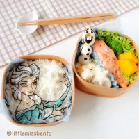 雪の女王のキャラ弁|シャリーさん