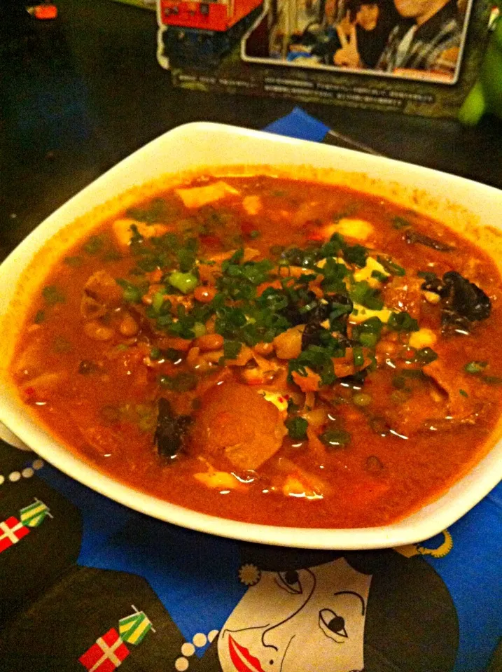 Snapdishの料理写真:納豆キムチスープ|pecousaさん