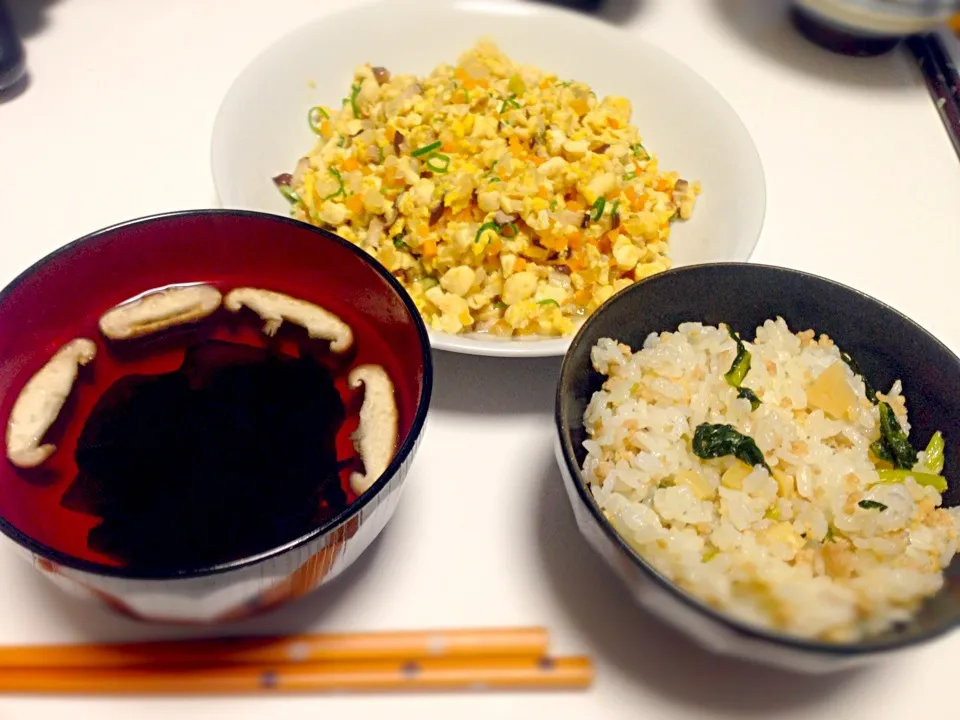 Snapdishの料理写真:炒り豆腐|みほちん ◡̈⃝さん