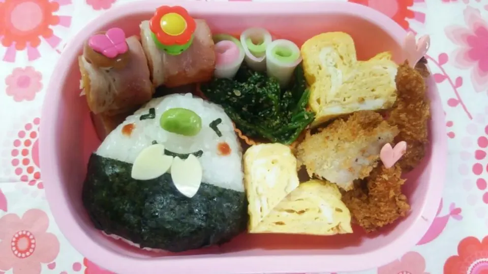 幼稚園弁当♪ウッシッシ～(*≧∀≦*)|nanairoさん