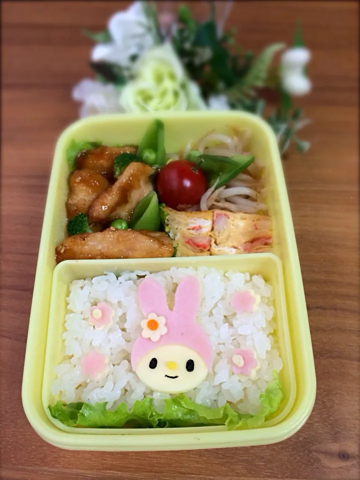 Snapdishの料理写真:マイメロのお弁当|manacocoさん