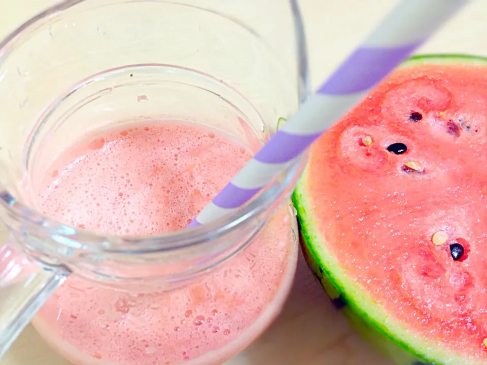 Homemade Watermelon juice|reviliaさん