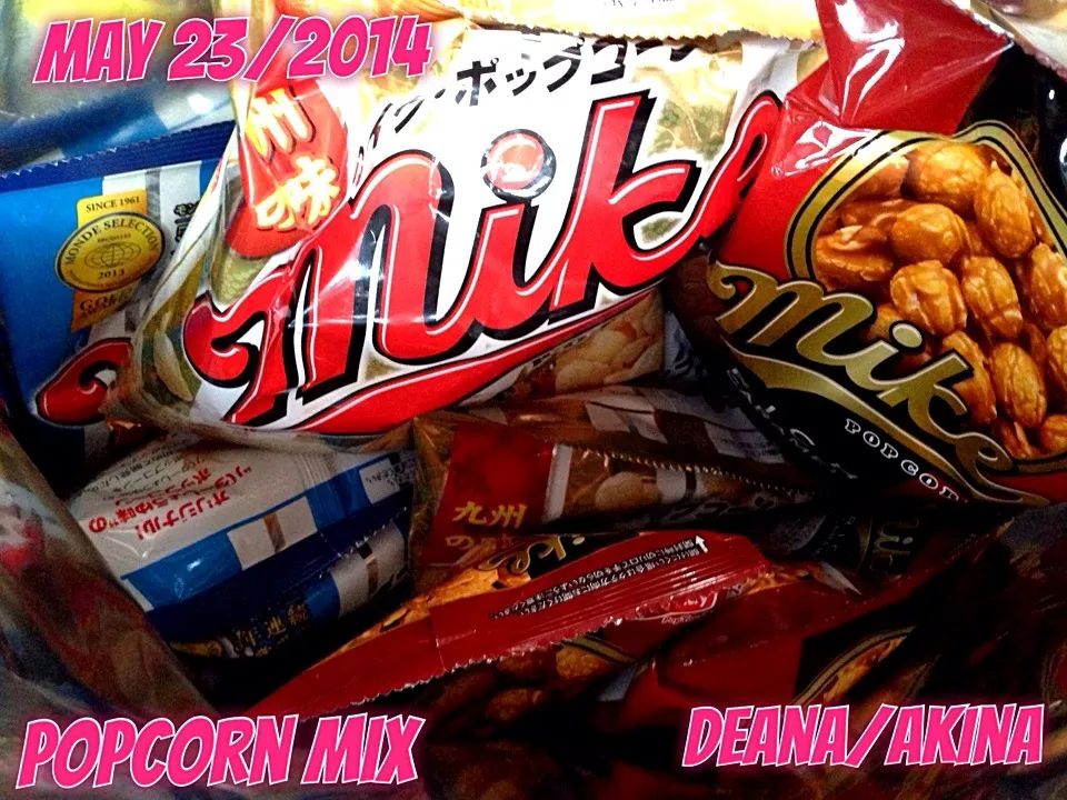 Snapdishの料理写真:Frito Lay ... Mike Pop Corn Mix 9 Packs💖. May 23/2014|Deana/Akinaさん