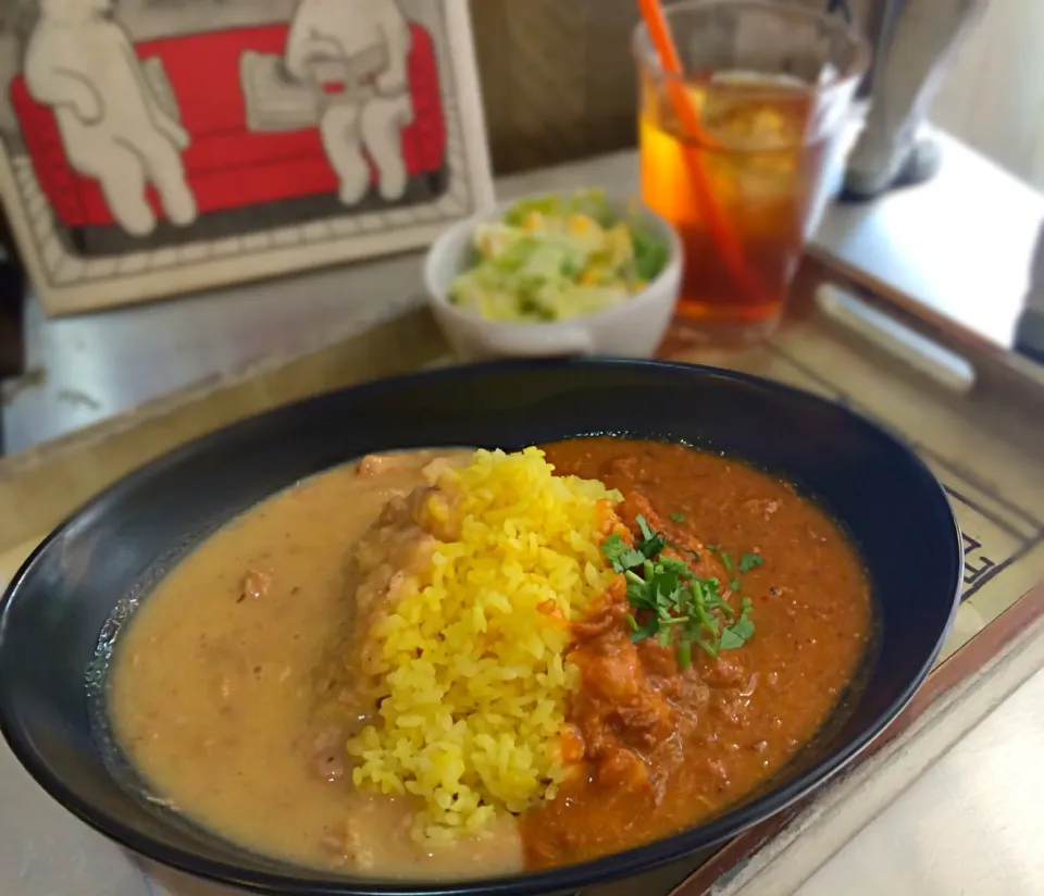 【カレーは飲み物】ココナッツとホワイトの2色がけコールスローセット|michiteruさん