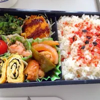 Snapdishの料理写真:5月23日旦那さん弁当|じんこさん