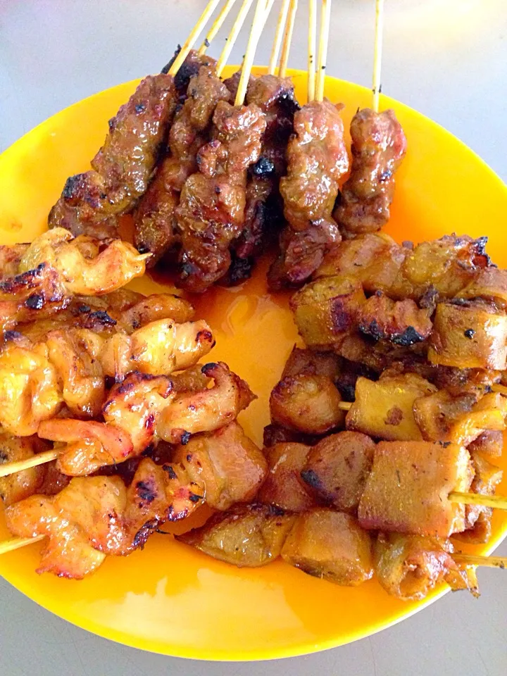 Satay Ayam, Daging & Perut Tembusu|ziadさん