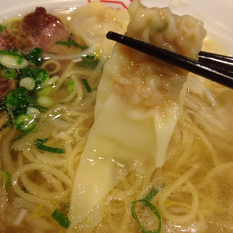 塩ワンタン麺👍|梅花権現さん