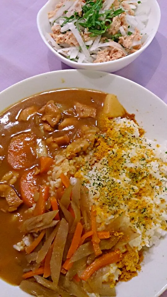 Snapdishの料理写真:鶏ゴボウカレー|天野めぐみさん