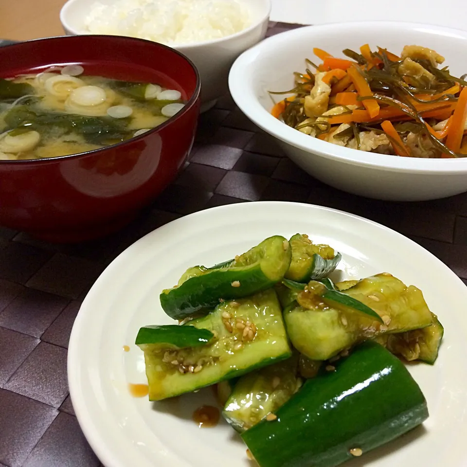 昆布の煮物と中華風きゅうり|Koichi GOGOさん