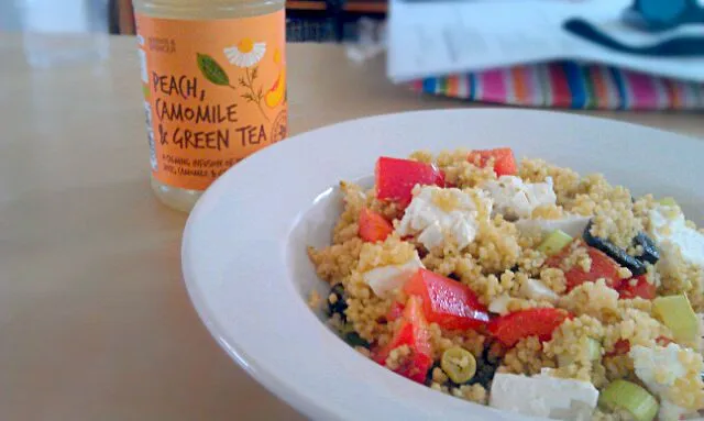 Snapdishの料理写真:Greek couscous salad|Natalie Collisさん