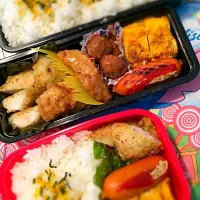 Snapdishの料理写真:部活弁当🍀|まめさん