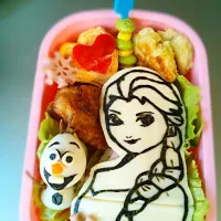 Snapdishの料理写真:アナ雪弁当|のんのんさん