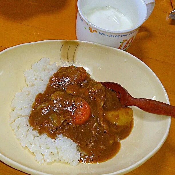 ぼっちゃんの朝食
朝カレー|ふみぃさん