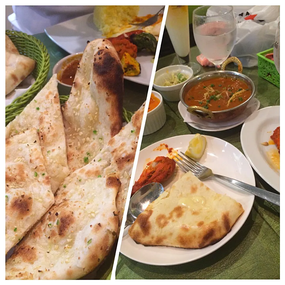 Garlic naan & mutton masala|Nur Izmiraさん