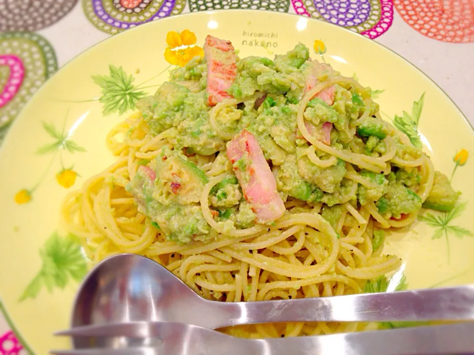 くららさんの料理 アボカドのクリームスパゲティ☆|ゆきさん