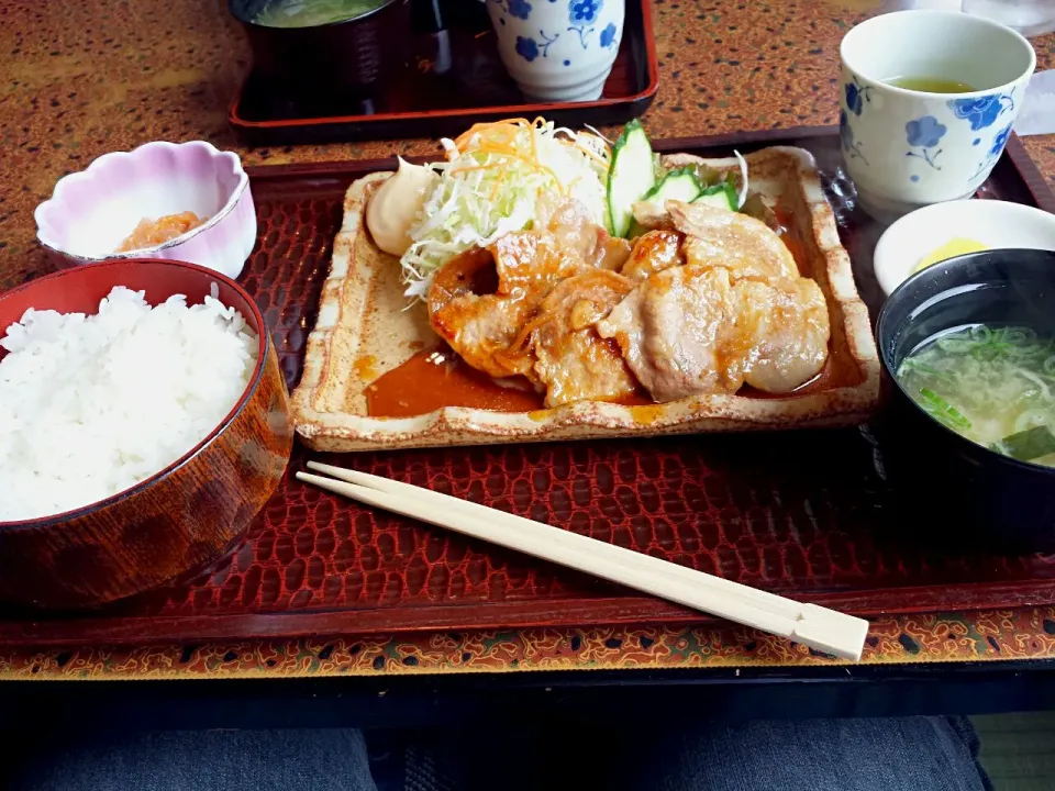 しょうが焼き定食|清原　鉄男さん